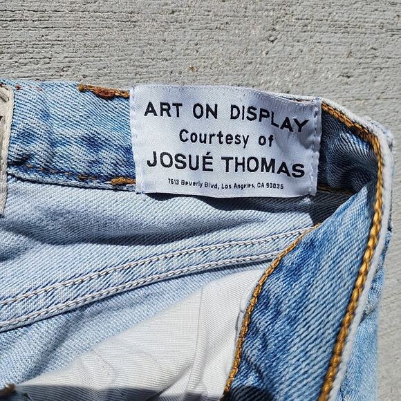 Gallery Dept Distressed Jean Womens Small Art On Display Courtesy Josue Thomas - Picture 4 of 16